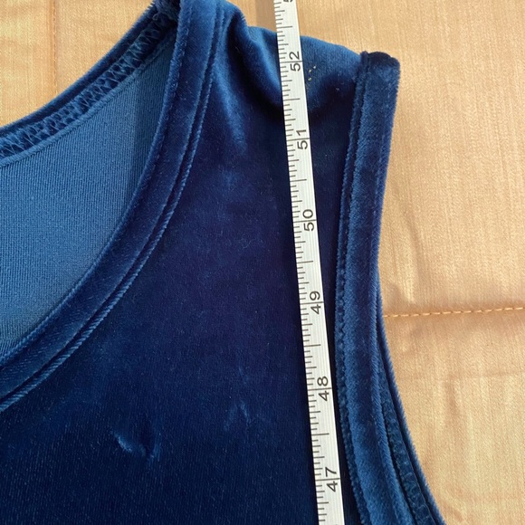 Diane Von Furstenberg Royal Blue Velvet Maxi Dress - Picture 6 of 8